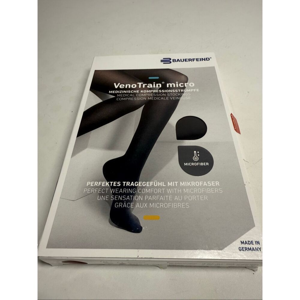 Bauerfeind VenoTrain Micro US ccl2 M Plus Long Compression Stockings Germany